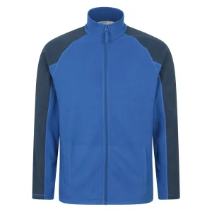 Mountain Warehouse Heren Ashbourne Volledige Ritssluiting Fleece Jas (Kobaltblauw)