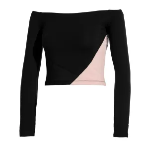 Puma Rive Gauche Off Shoulder Damestop Zwart Colourblock 578445 01