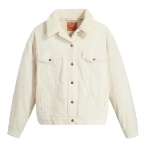 Levis Dames/Dames Sherpa Plus Truckerjack (Crème)