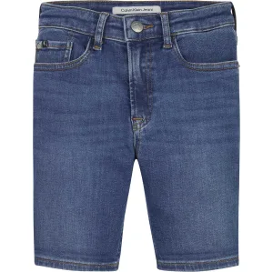 Korte Broek Calvin Klein Denim Shorts Ess Middenblauw