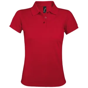 SOLS Dames/dames Prime Pique Polo Shirt (Rood)