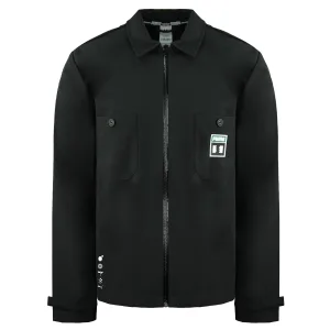 Puma x The Hundreds Lange Mouw Zip Up Heren Zwart Chore Jacket 598310 01