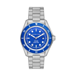 Michael Kors  – heren horloge – zilverkleurig met  band