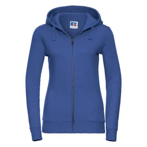 Russell Dames/Dames Authentic Full Zip Hoodie (Helder Koningsblauw)