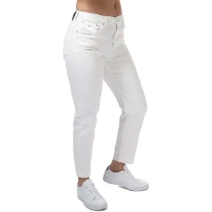 Tommy Hilfiger-jeans met tabard-logo voor dames, wit