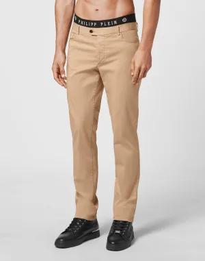 Broek Pasvorm Chinos Iconic Plein