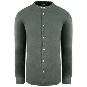 Emporio Armani Regular Fit Heren Donkergroen Shirt