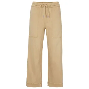 Women’s Boss C Tika-D Trousers in Beige