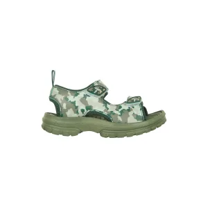 Mountain Warehouse Camouflage sandalen voor jongens (Groen)