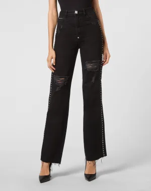 Jeans Met Wijde Pijpen