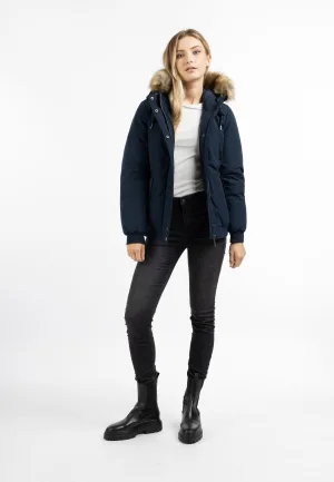 Dreimaster Winter parka stormwolk Dames donker marine