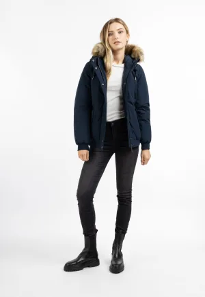 Dreimaster Winter parka stormwolk Dames donker marine