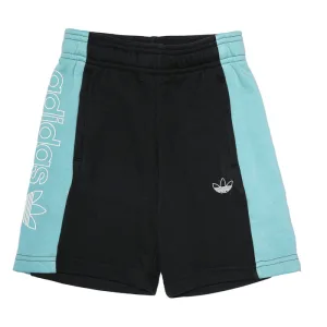 Boy’s adidas Originals Junior Panel Shorts in black blue