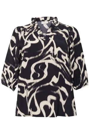 Kaffe Curve top zwart