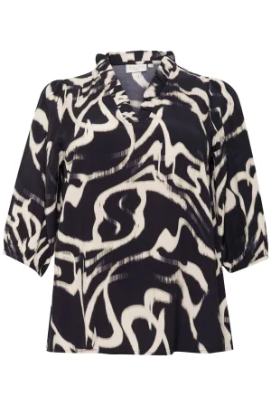 Kaffe Curve top zwart