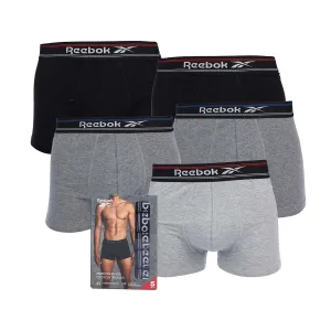 Heren-Reebok 5-pack sportbroek in zwart