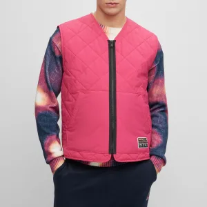 Heren Boss Okella Gilet in Roze