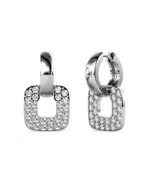 Klassieke vierkante oorbellen – Oostenrijks kristal van zeer hoge kwaliteit