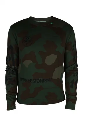 Off-White sweatshirt Groen