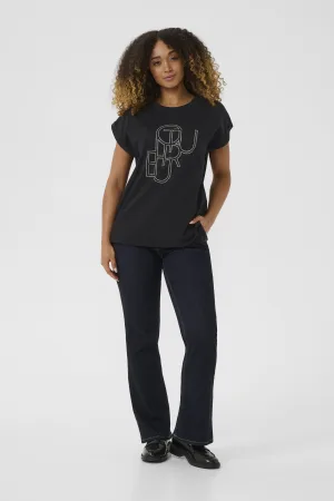 T-shirt Oversize fit Black