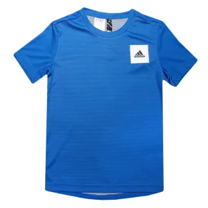 Boy’s adidas Infant AEROREADY T-Shirt in Blue-White