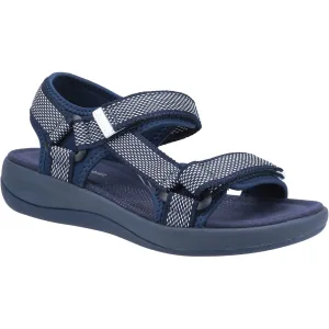 Hush Puppies Dames/dames Sara-kwartaalsandalen (Marine)