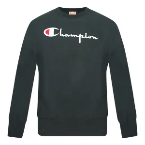 Zwart sweatshirt met Champion Script-logo