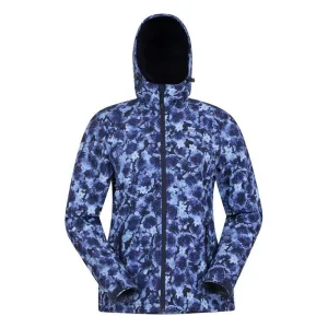 Mountain Warehouse Dames/Dames Exodus Gebloemd Soft Shell Jasje (Marine / Lichtblauw)