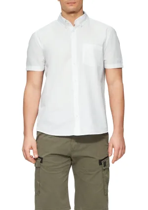 s.Oliver Overhemd met korte mouwen met wasbeurt en geweven tape