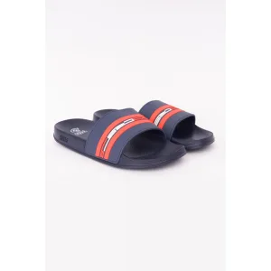 Crosshatch Heren Mentella Sliders (Marine / Rood)