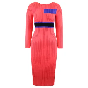 Armani Exchange Womens Roze Sweater Jurk