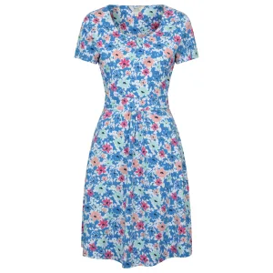 Mountain Warehouse Dames/Dames Orchid Bloem UV Jurk (Helder Blauw)