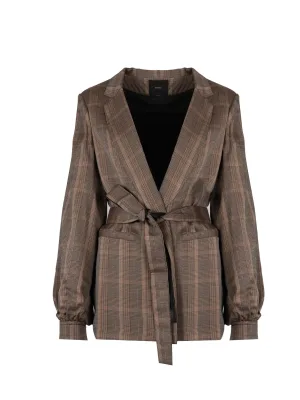 Pinko jas Giornale Vrouw bruin