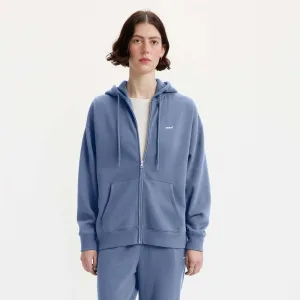 Dames Levis Everyday Zip-Up Hoody in Indigo