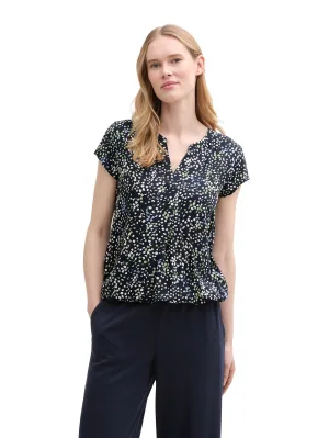 Tom Tailor Blouse met korte mouwen met grafisch patroon