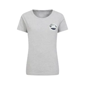 Mountain Warehouse Dames/Dames Lake District Tree Ring Organic T-shirt (Grijs)