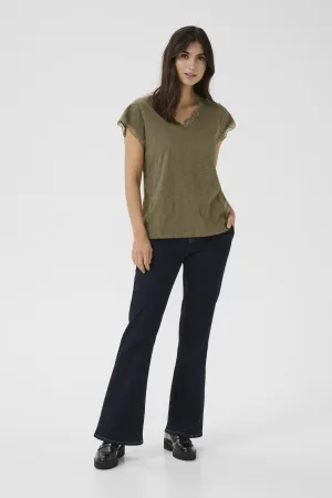 T-shirt Regular fit Burnt Olive