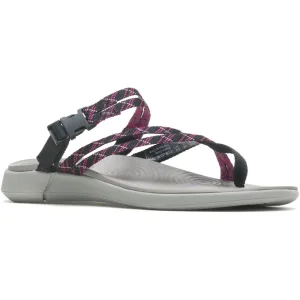 Hush Puppies Goede sandalen voor dames/dames (Zwart/Grijs/Roze)