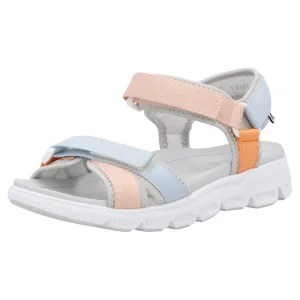 RIEKER Sport Sandalen , bandjessandaal, outdoorsandaal met klittenband, machinewasbaar