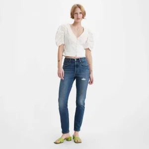 Dames Levis 501 Skinny My Honor Jeans in Blauw