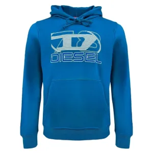Diesel 78 logo blauwe hoodie