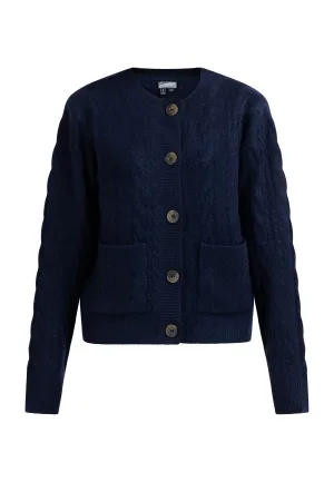 Dreimaster Vest met knopen Dames marine