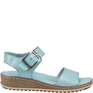 Hush Puppies Dames/dames Ellie leren sandalen (Aqua)