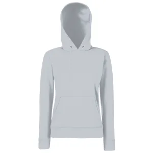 Fruit Of The Loom Vrouwen Dames Fit Sweatshirt Met Capuchon / Hoodie (Heather Grijs)