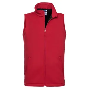 Russell Heren Slim Softshell Gilet (Klassiek rood)