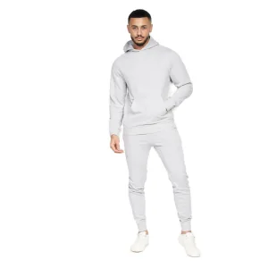 Crosshatch Heren Emmon Hoodie en Joggers Set (Grijze Mergel)