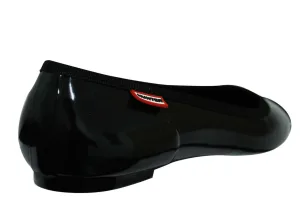 Hunter Original Womens Zwart Ballet Schoenen