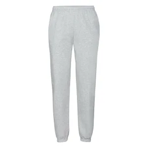 Fruit of the Loom Elastische joggingbroek heren (Heide Grijs)
