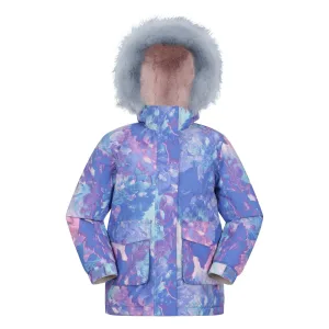 Mountain Warehouse Kinder/Kinder Ranger All-Over Print Waterafstotend Jasje (Lila)