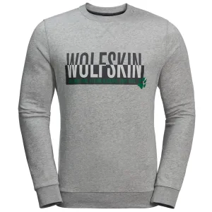 Jack Wolfskin Slogan Heren Trui Grijs